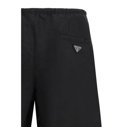 Prada Black Re-Nylon Swim Shorts