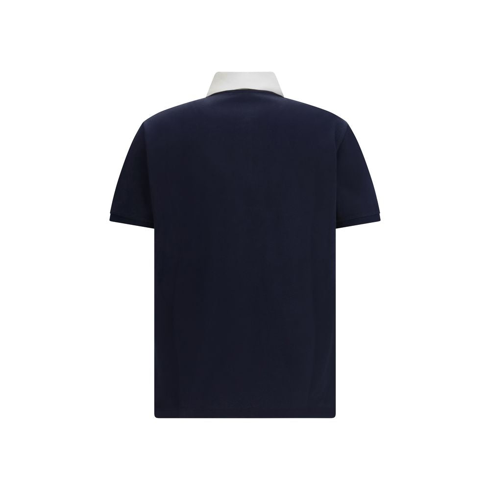 Gucci Blue Cotton Polo Shirt – Timeless Luxury