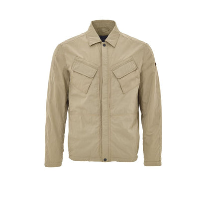 Paul & Shark Beige Technical Fabric Overshirt Jacket