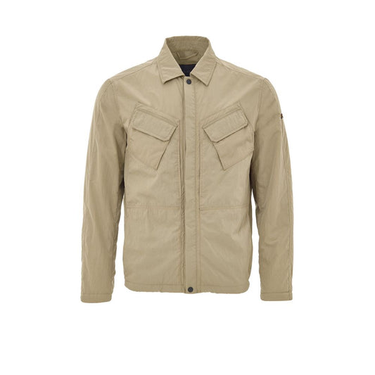 Paul & Shark Beige Technical Fabric Overshirt Jacket