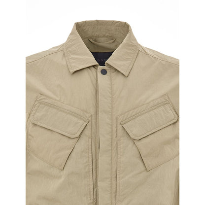 Paul & Shark Beige Technical Fabric Overshirt Jacket