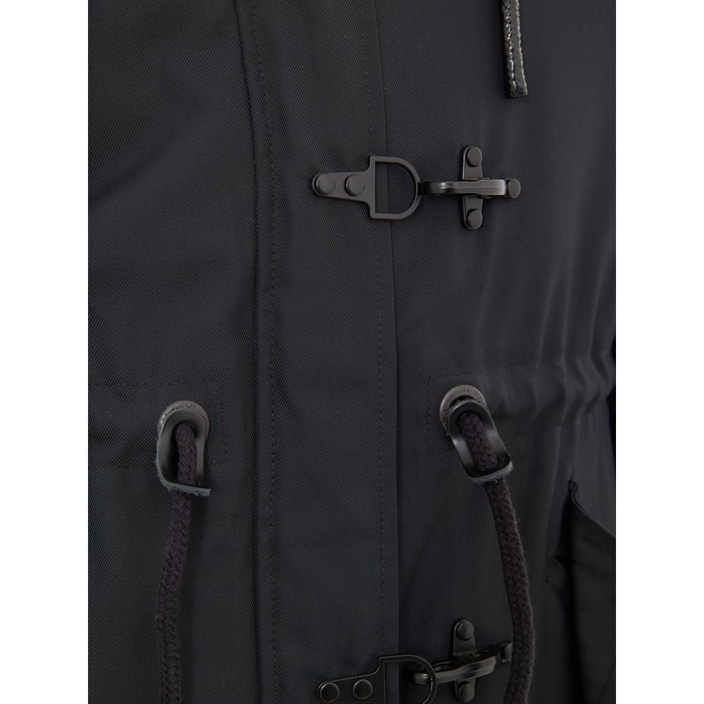 Moose Knuckles Blue Nylon Parka - Urban Luxe Outerwear