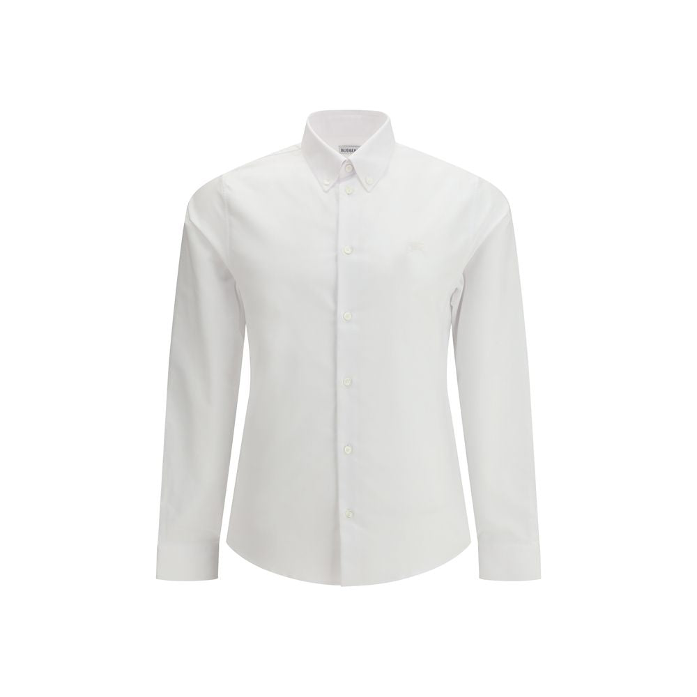Burberry White Cotton Shirt - Casual Elegance for Everyday Wear