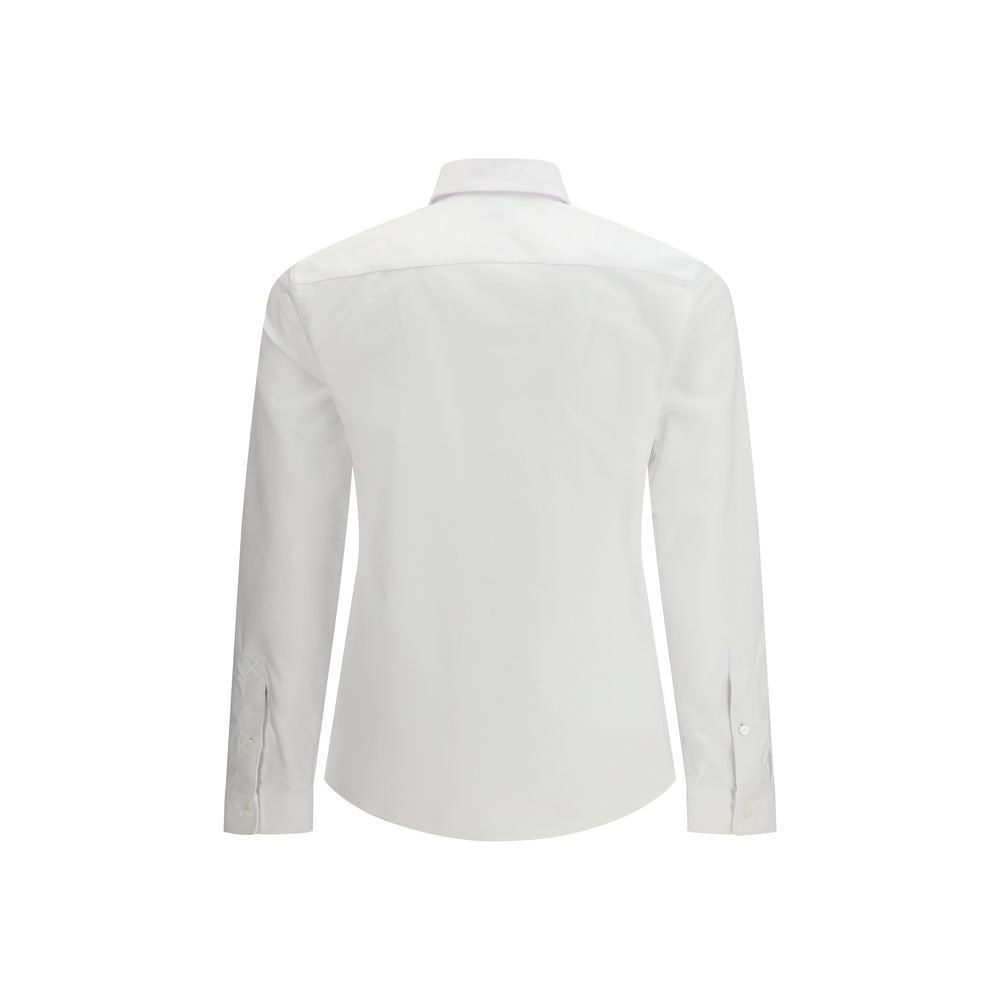 Burberry White Cotton Shirt - Casual Elegance for Everyday Wear