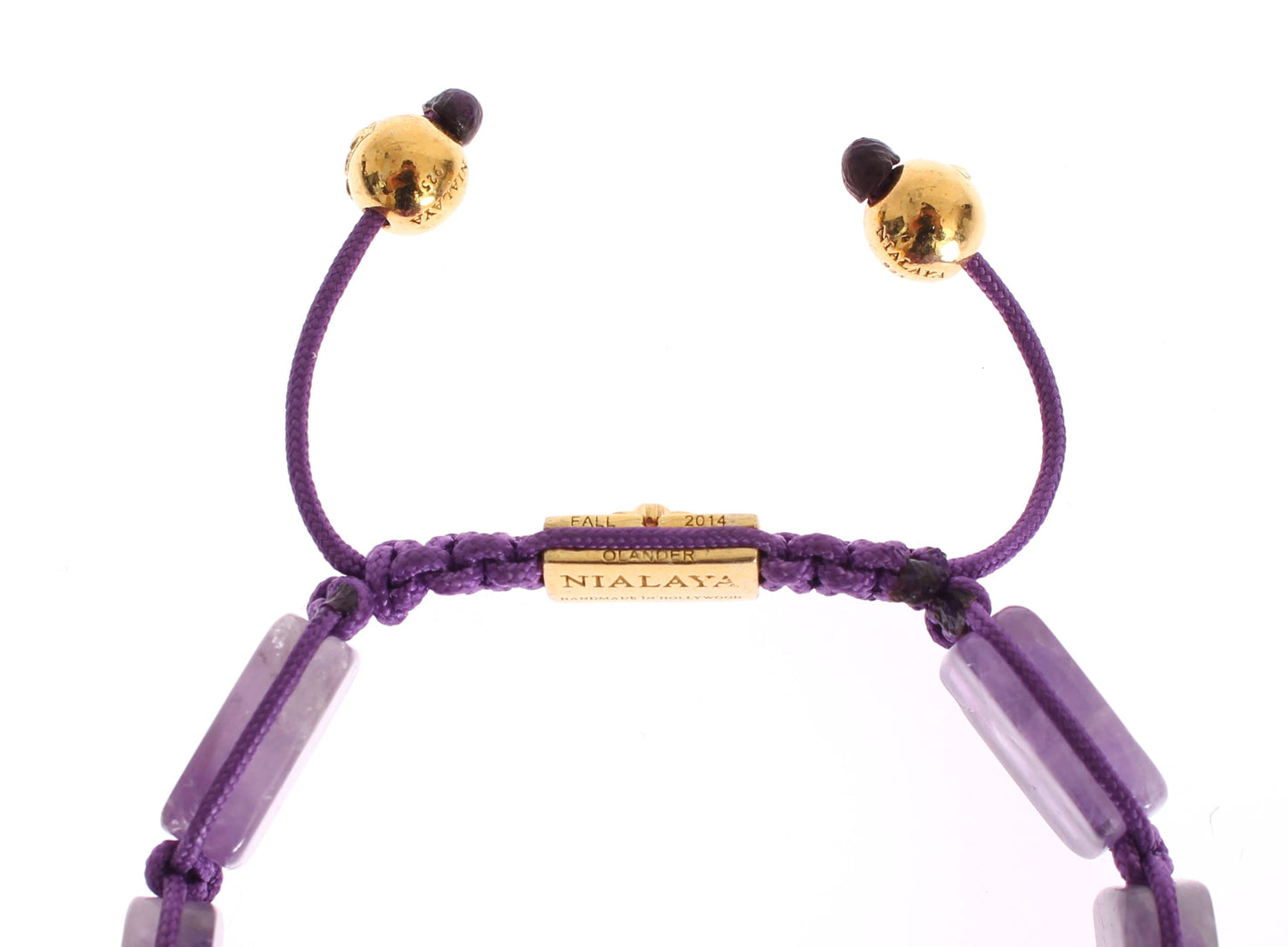  - Dazzling Diamond Gold-Plated Amethyst Bracelet