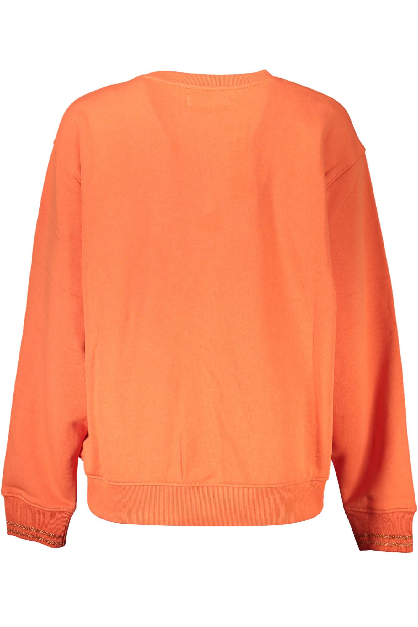 Desigual Orange Cotton Sweatshirt for Women