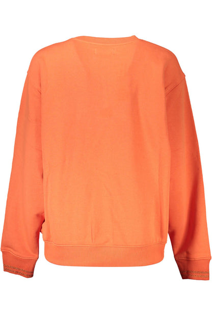 Desigual Orange Cotton Sweatshirt for Women