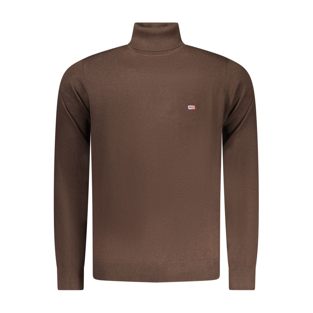 Norway 1963 Brown Men's Turtleneck Sweater