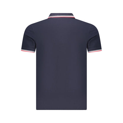 North Sails Blue Cotton Short Sleeved Polo Shirt for Men