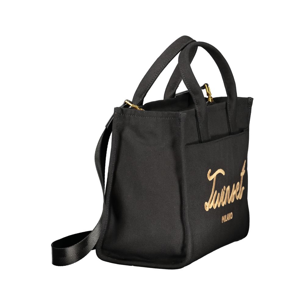 TWINSET Black Cotton Women Handbag