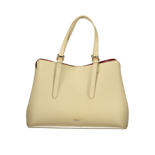 TWINSET Beige Polyurethane Women Handbag