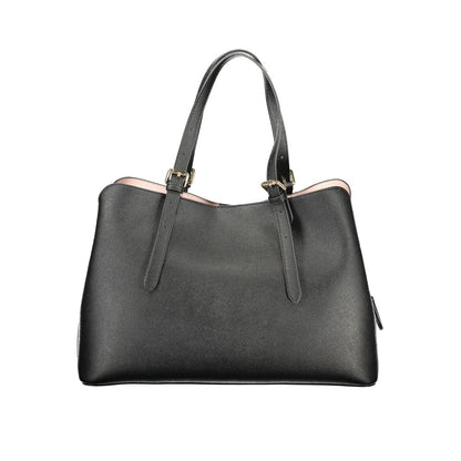 TWINSET Black Polyurethane Women's Handbag