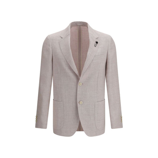 Lardini Roma Blazer in Multicolor Fleece Wool