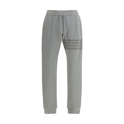 Thom Browne Grey Cotton Joggers - Stylish Workout Pants