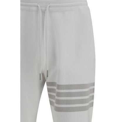 Thom Browne White Cotton Joggers