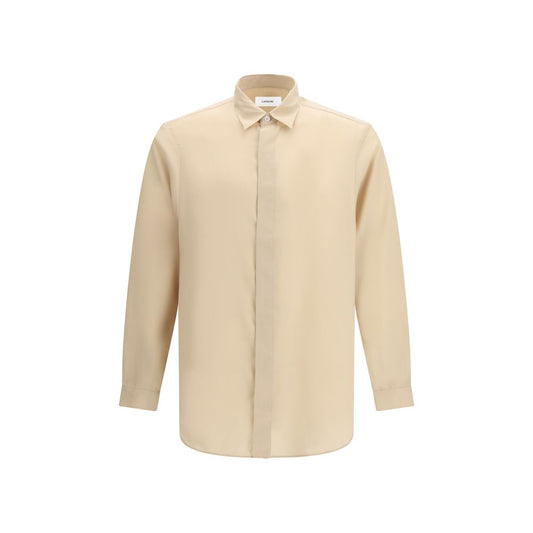 Lardini Beige Tencel Dress Shirt - Ricerca