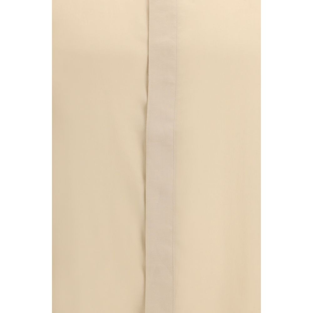 Lardini Beige Tencel Dress Shirt - Ricerca