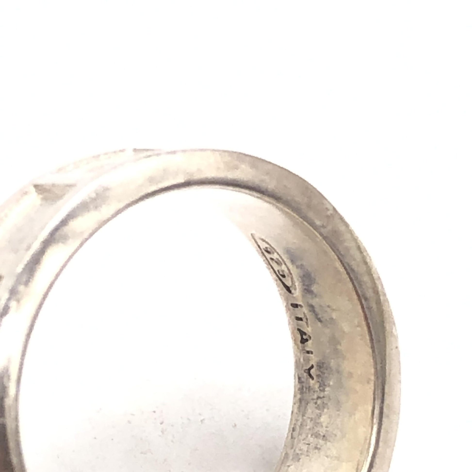 Tiffany & Co. Preloved Atlas Ring in SV925 - Elegant Roman Numerals, 4.5g, US Size 5