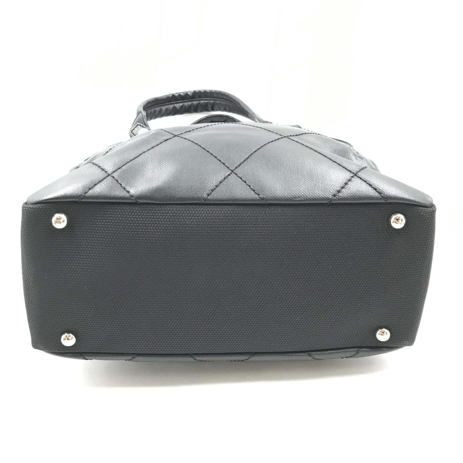 Chanel Preloved Black Canvas Paris-Biarritz Tote PM Handbag – Timeless Elegance in Immaculate Condition