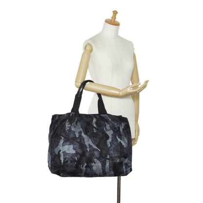 Prada Preloved Black Camouflage Tessuto Nylon Tote Bag - Luxury and Versatility Redefined