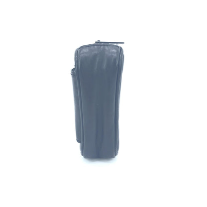 Louis Vuitton Black Leather Zippered Carrying Case – Pristine Preloved Luxury Accessory