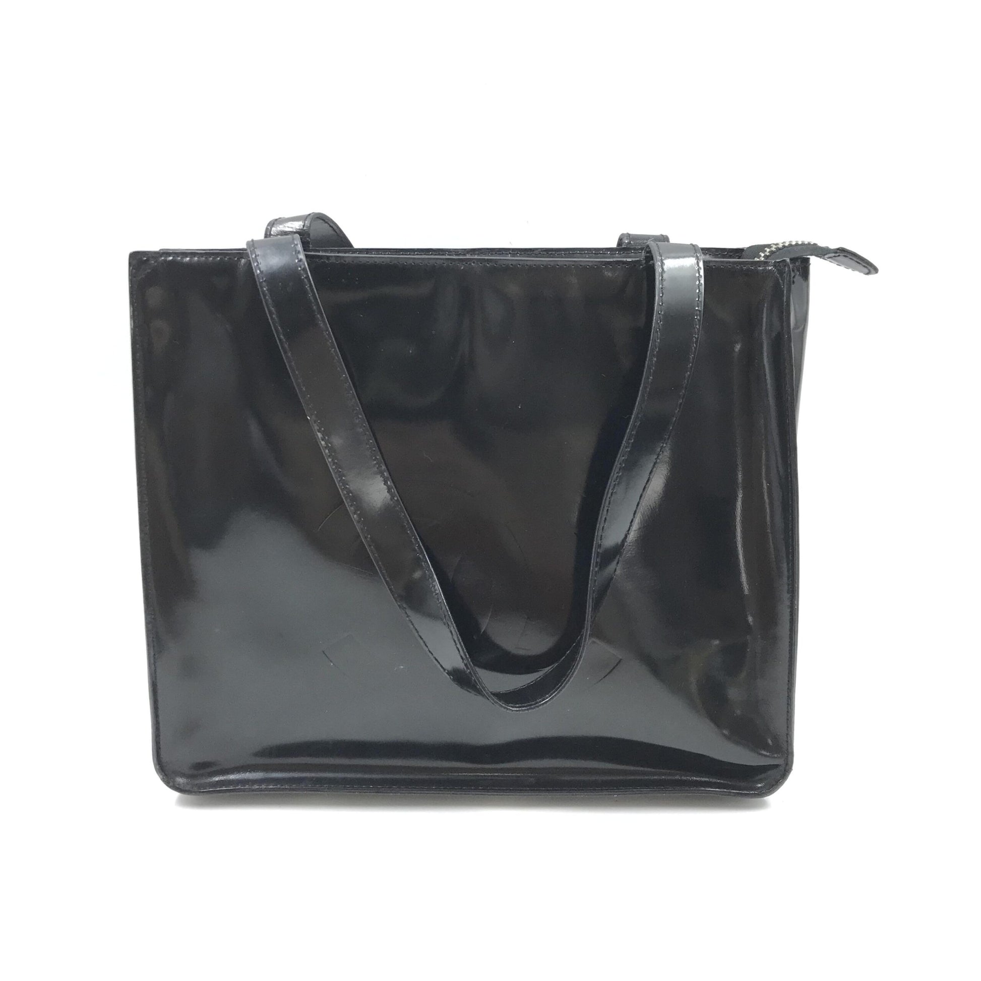 Chanel Black Patent Leather Tote - Preloved Luxury Classic from the Prestigious 5-Series