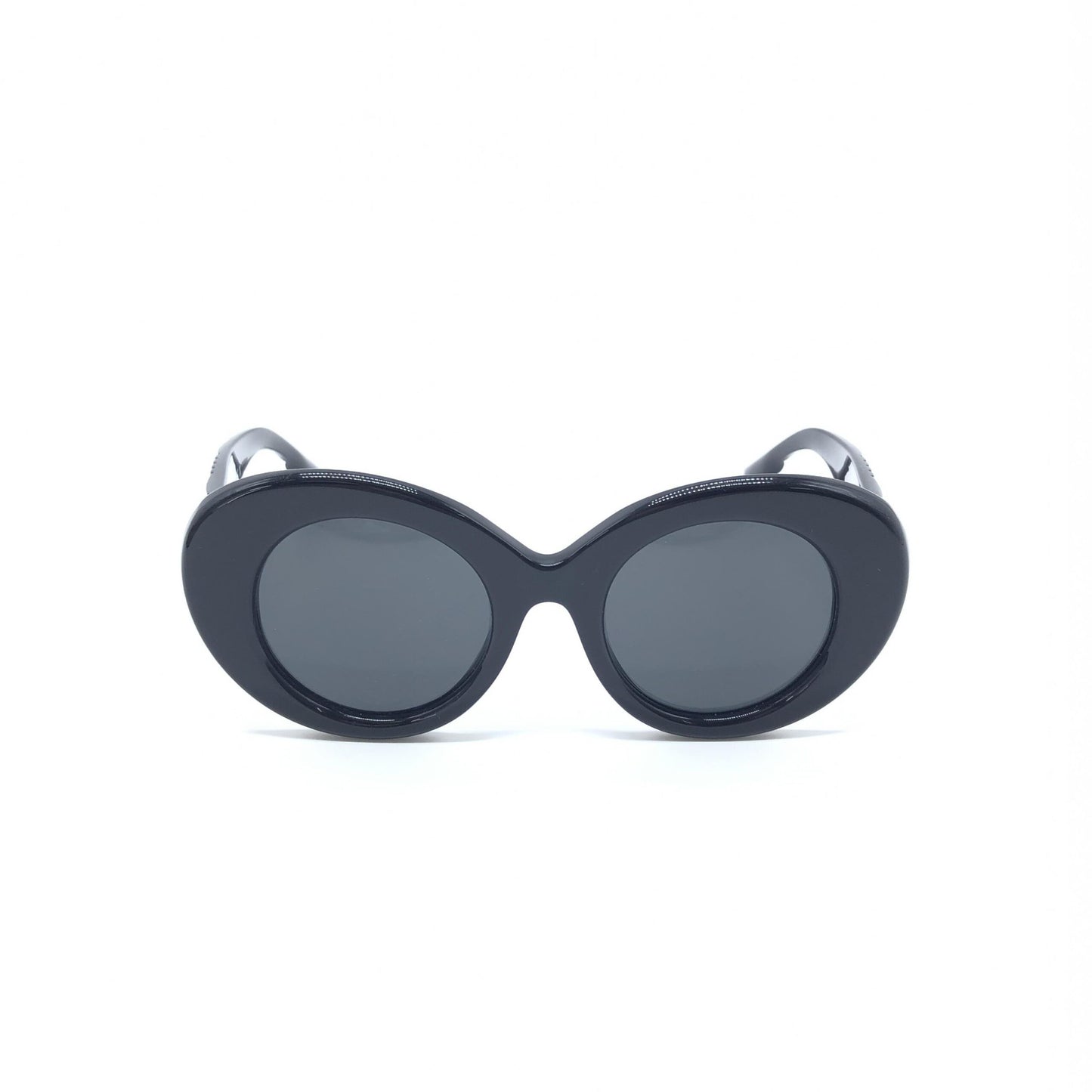 Burberry Black Oversized Round Sunglasses - Preloved Luxury with Vintage Charm