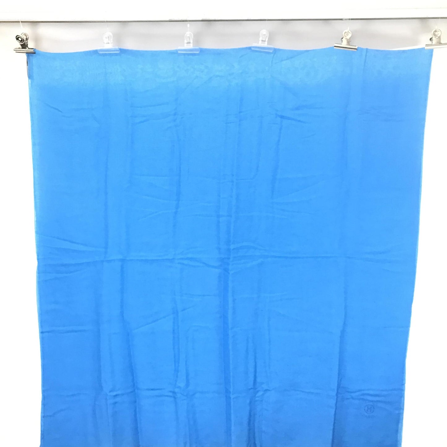 Hermès Preloved Blue Silk Scarf - Exquisite Elegance in Excellent Condition