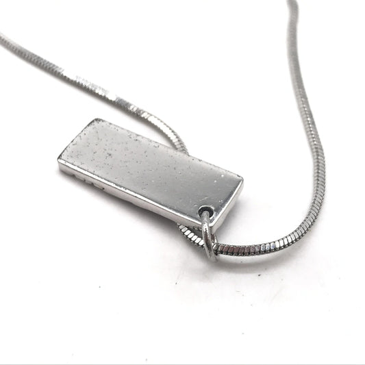 Christian Dior Preloved Blue Trotter Pendant Necklace – Timeless Elegance and Sophistication