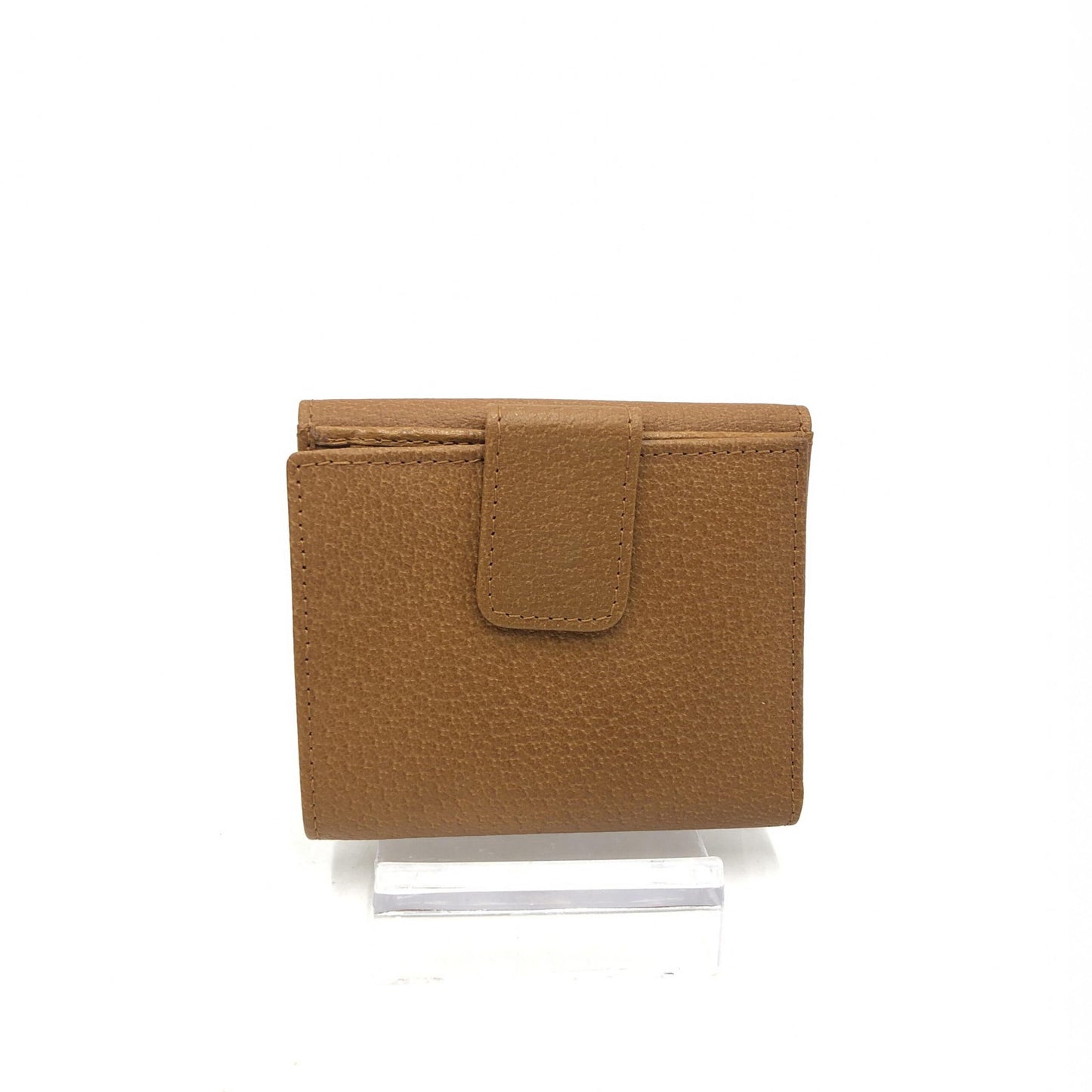 Gucci Preloved Brown Leather Wallet - Timeless Elegance with Turnlock Closure