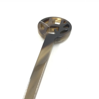 Hermès Preloved Buffalo Horn Kanzashi - Exquisite Elegance in Pristine Condition