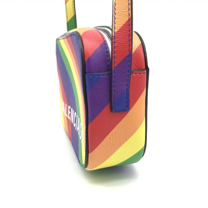 Balenciaga Preloved Rainbow Camera Handbag – Exquisite Luxury in Excellent Condition