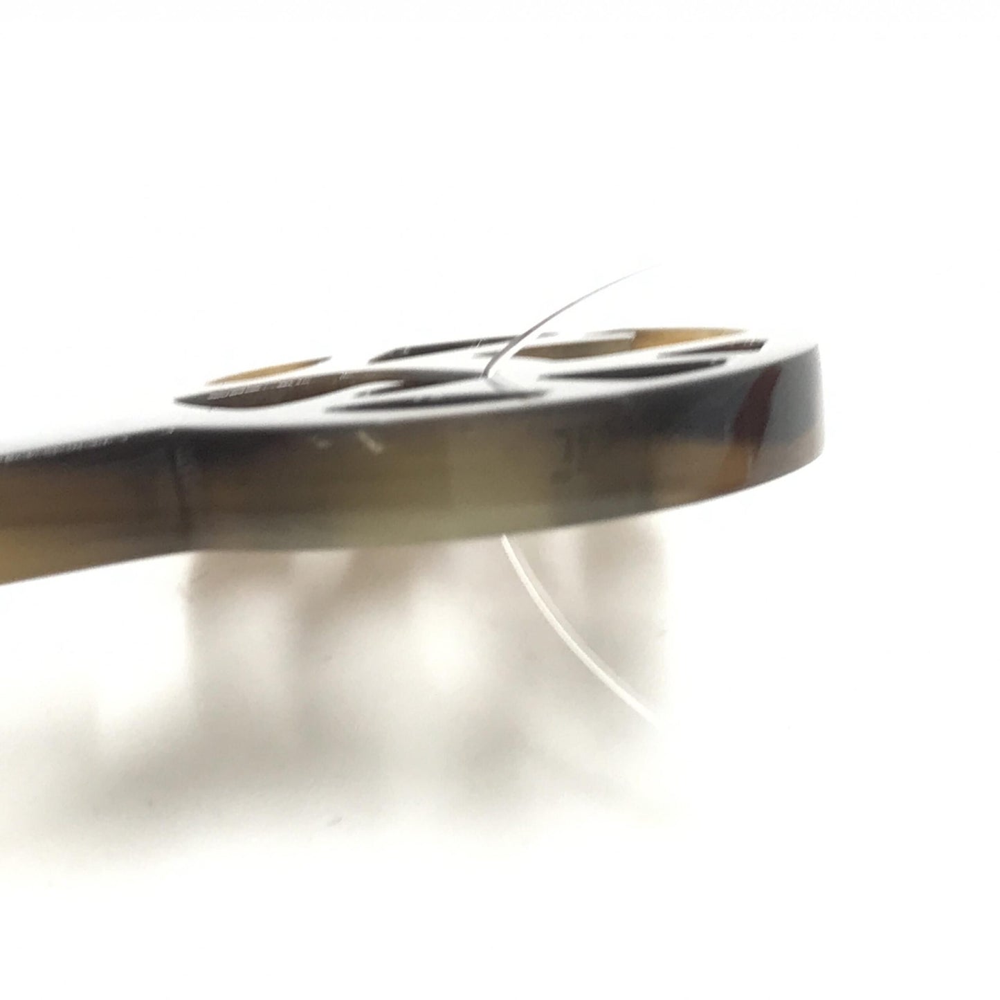 Hermès Preloved Buffalo Horn Kanzashi - Exquisite Elegance in Pristine Condition