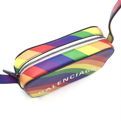 Balenciaga Preloved Rainbow Camera Handbag – Exquisite Luxury in Excellent Condition