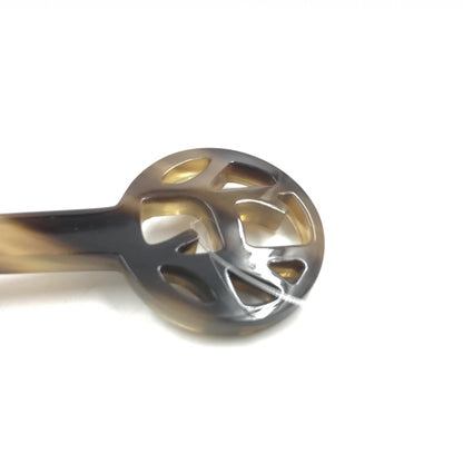 Hermès Preloved Buffalo Horn Kanzashi - Exquisite Elegance in Pristine Condition