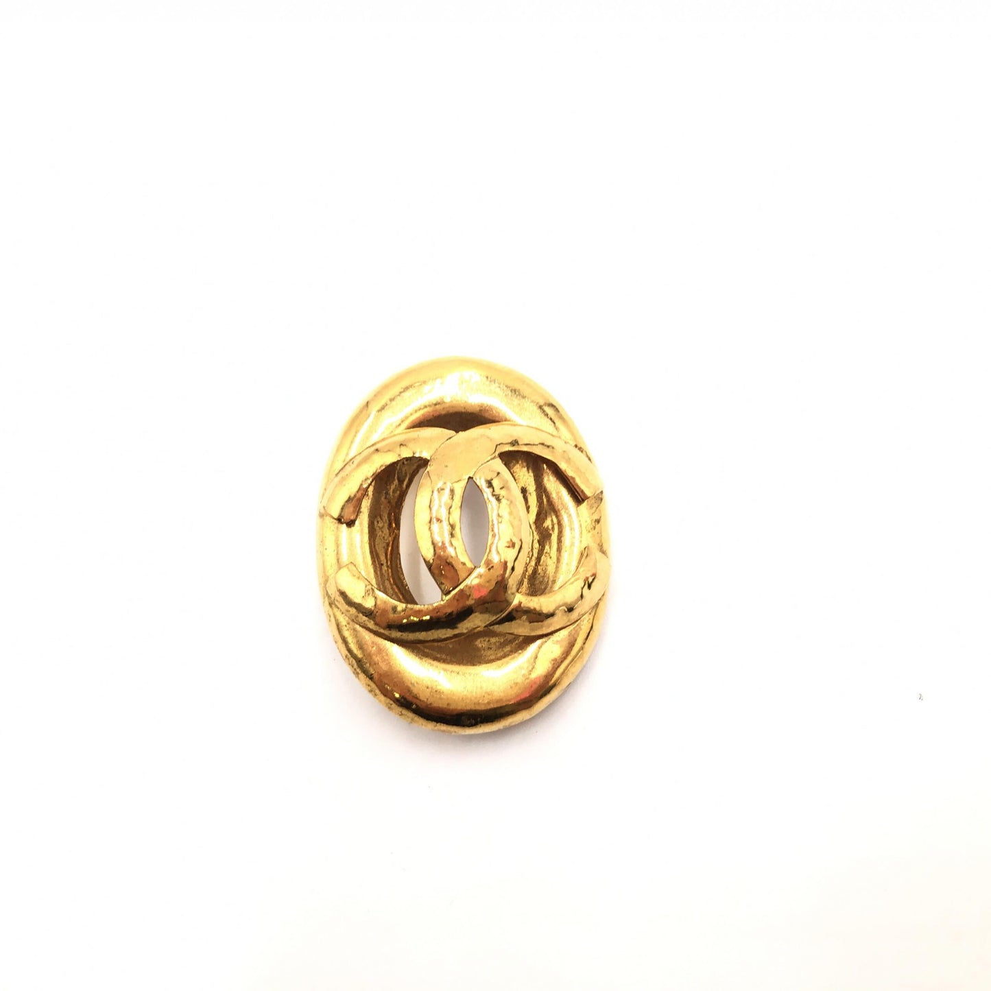 Chanel Preloved Coco Mark Brooch - Timeless Elegance with Vintage Charm