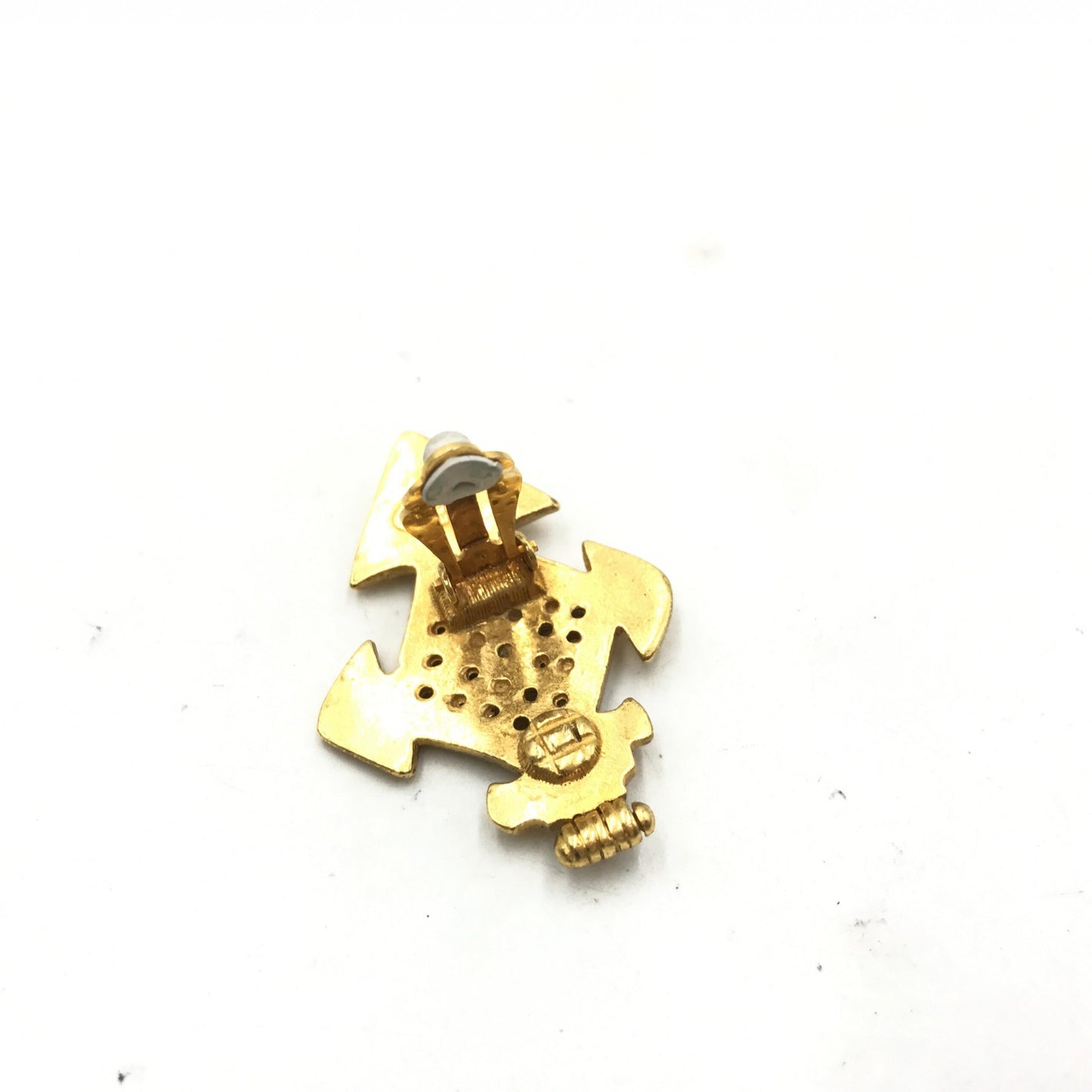 Chanel Preloved Coco Mark Earrings - Timeless Elegance in Very Good Condition