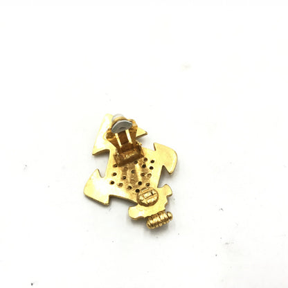 Chanel Preloved Coco Mark Earrings - Timeless Elegance in Very Good Condition