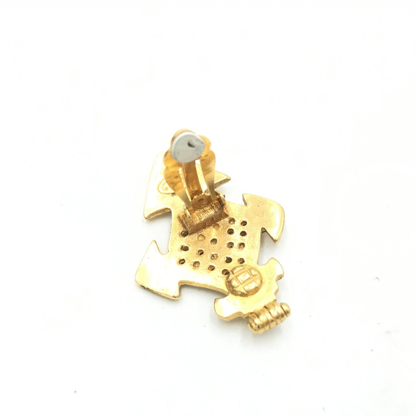 Chanel Preloved Coco Mark Earrings - Timeless Elegance in Very Good Condition