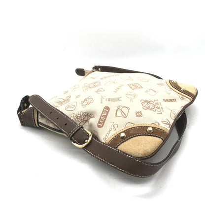 Loewe Preloved Crossbody Bag with Anniversary Logo in Elegant White and Beige
