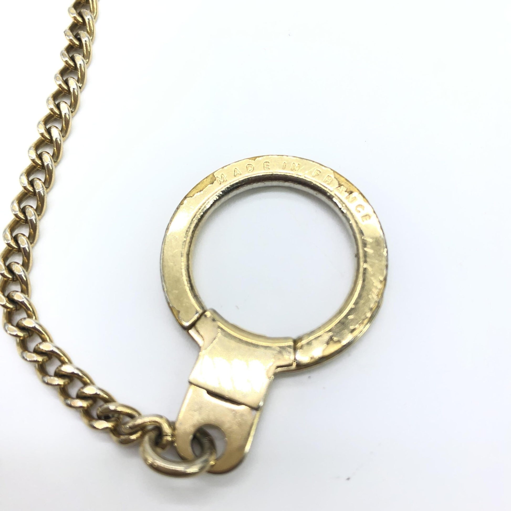 Louis Vuitton Preloved Gold Metal Bag Extender Keychain - Exquisite Chaine Ancre Key Charm