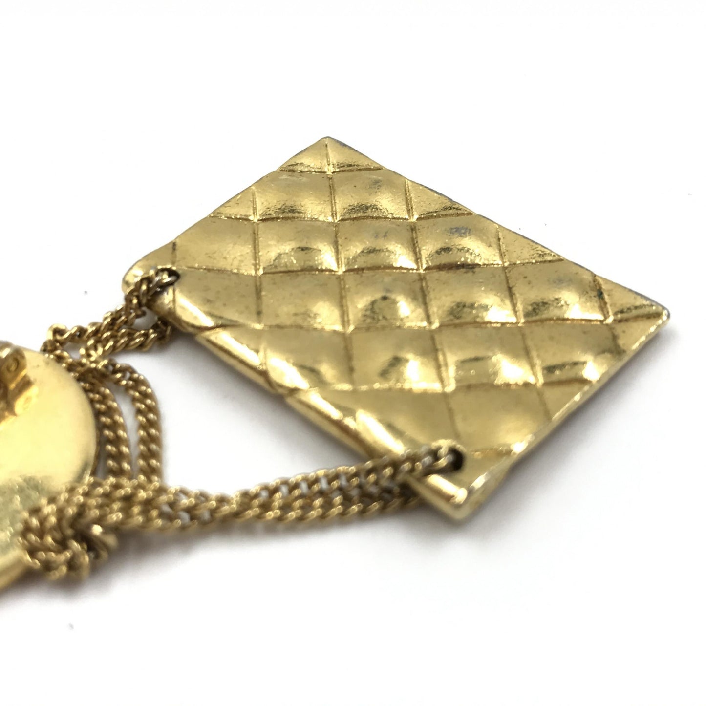 Chanel Preloved Gold Plated Bag Motif Brooch – Timeless Elegance with Vintage Charm