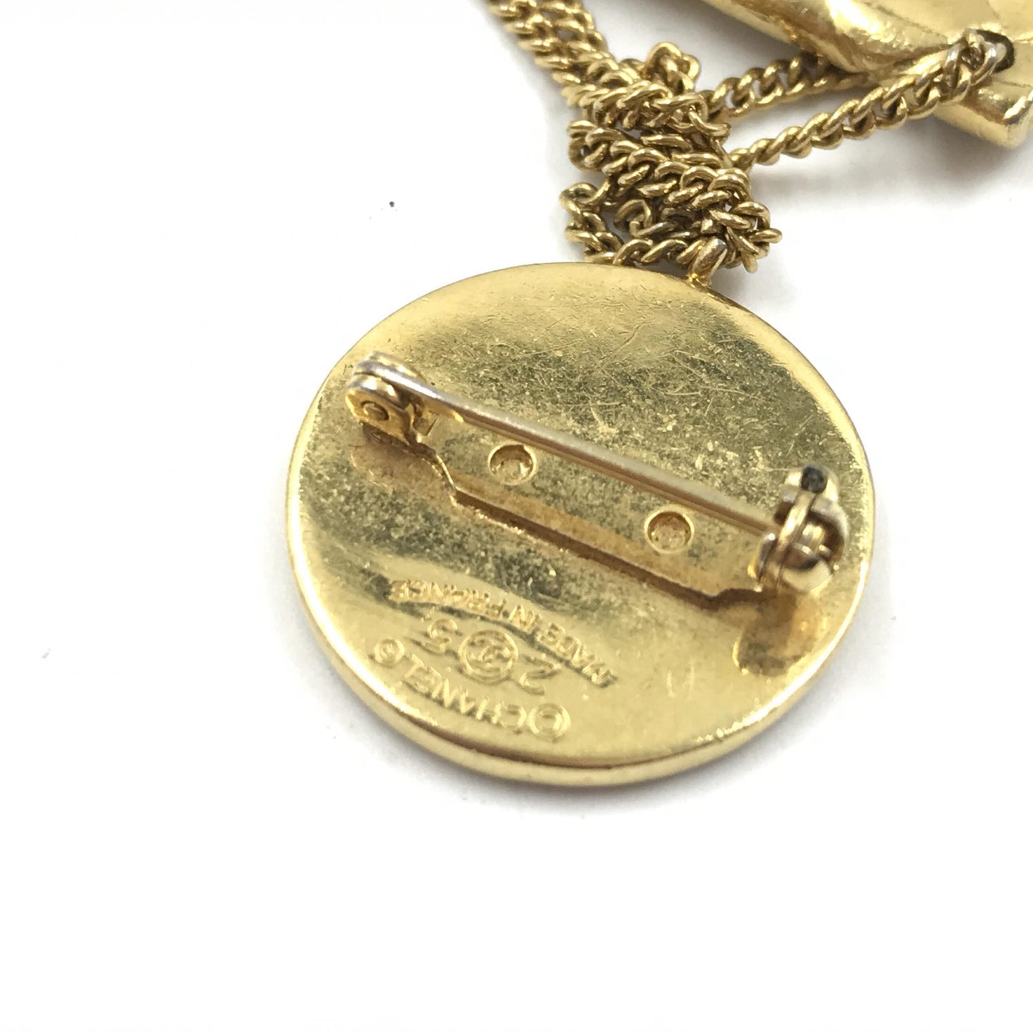 Chanel Preloved Gold Plated Bag Motif Brooch – Timeless Elegance with Vintage Charm