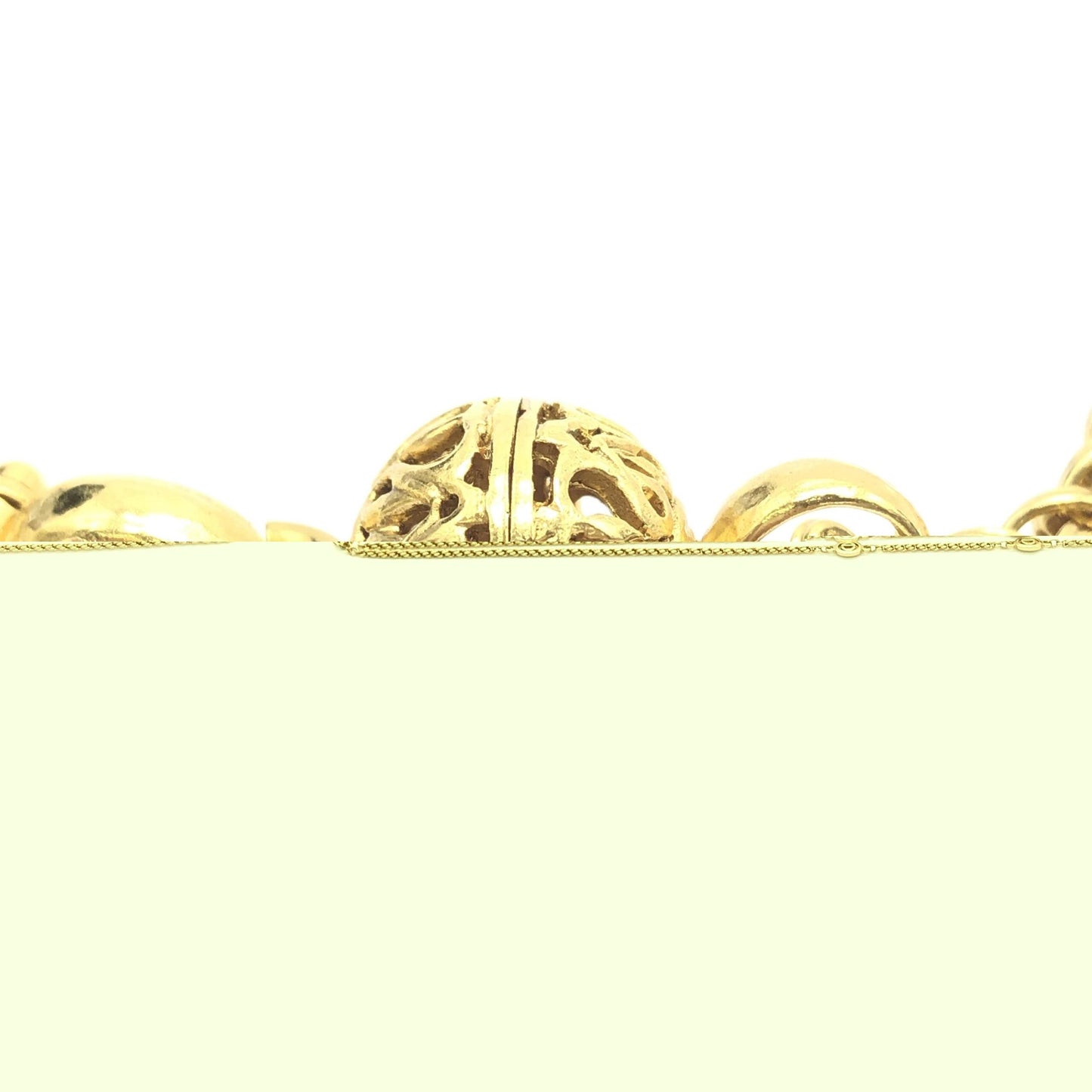 Chanel Preloved Gold Plated Coco Mark Necklace – A Timeless Jewel of Elegance