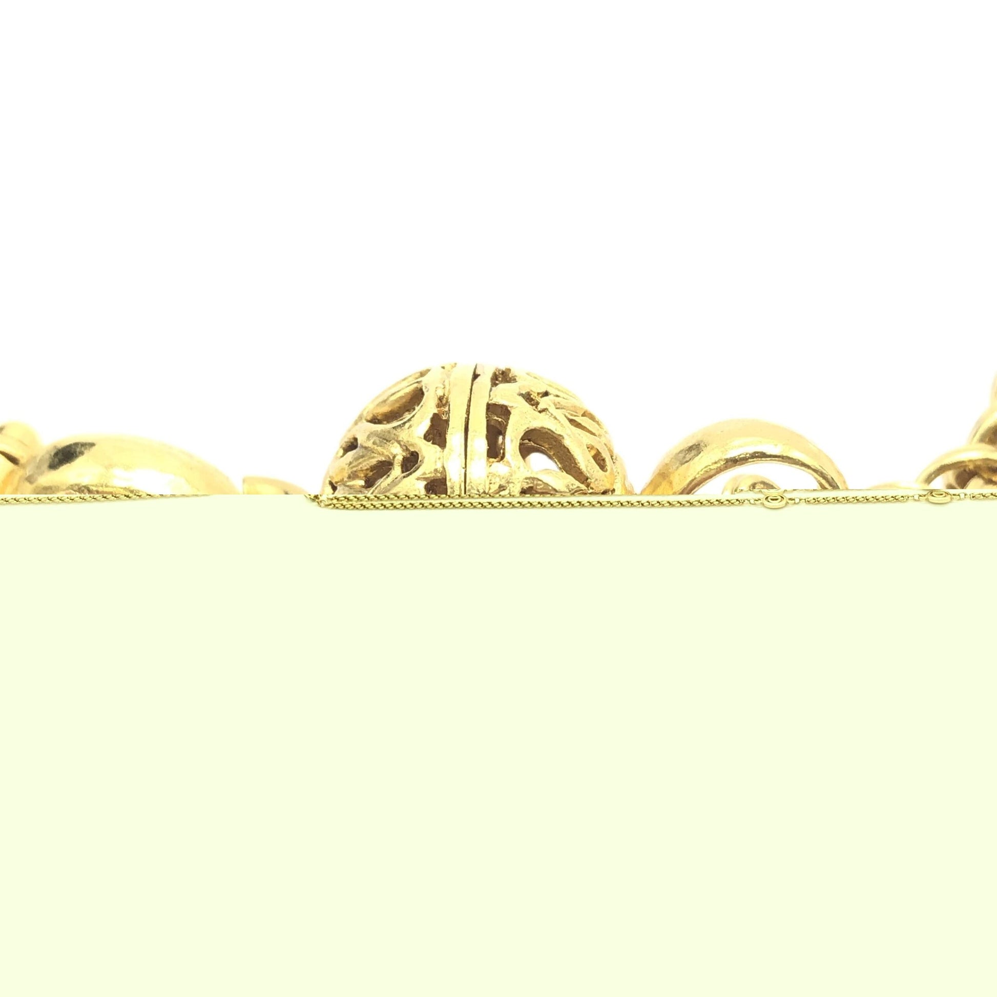 Chanel Preloved Gold Plated Coco Mark Necklace – A Timeless Jewel of Elegance