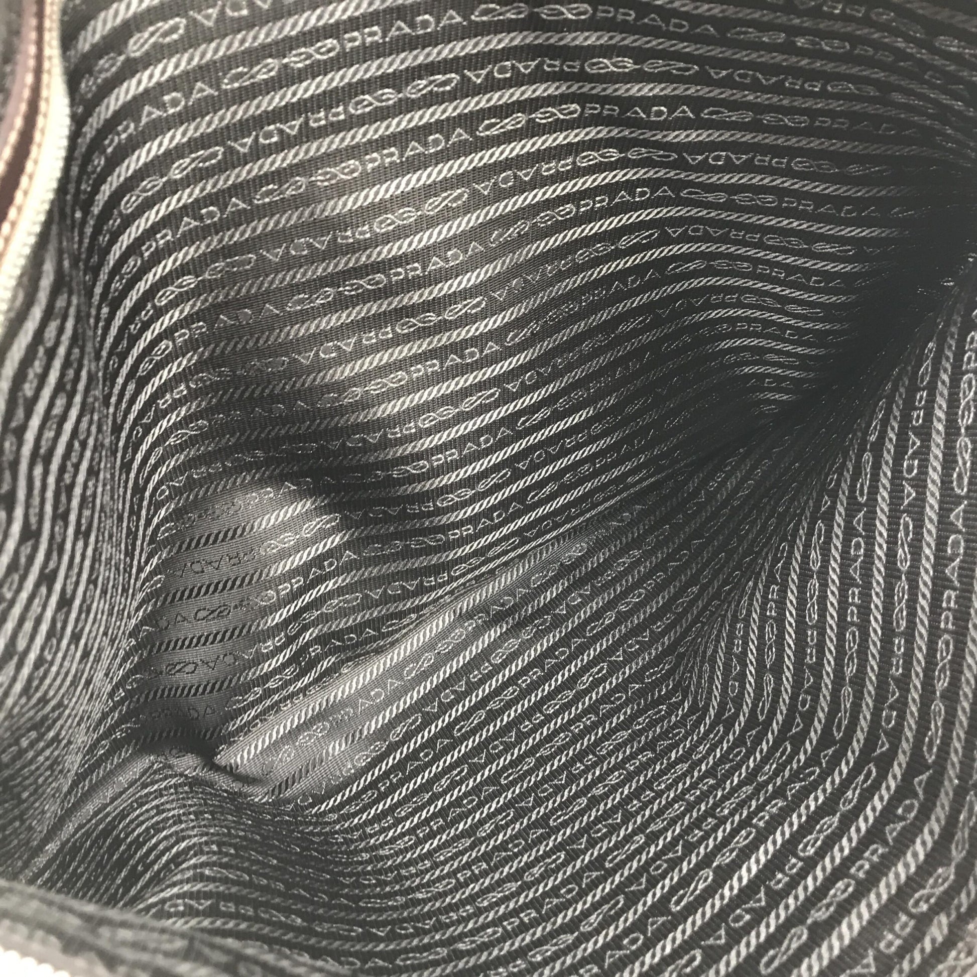 Prada Preloved Jacquard Canvas and Leather Suitcase - Luxurious B+ Condition