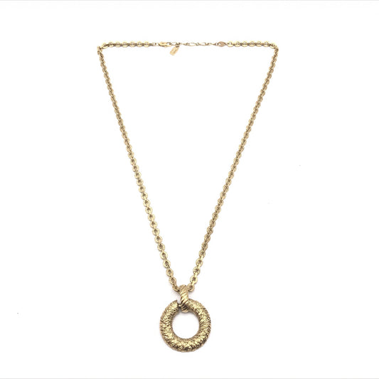 Yves Saint Laurent Preloved Pendant Chain – Elegant Collector's Item in Very Good Condition