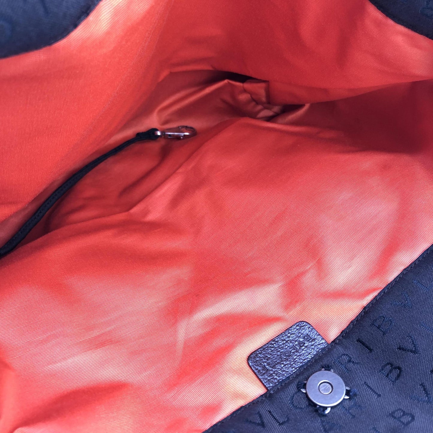 Bulgari Preloved Logo Canvas Tote Bag with Pockets – Timeless Elegance in Brown