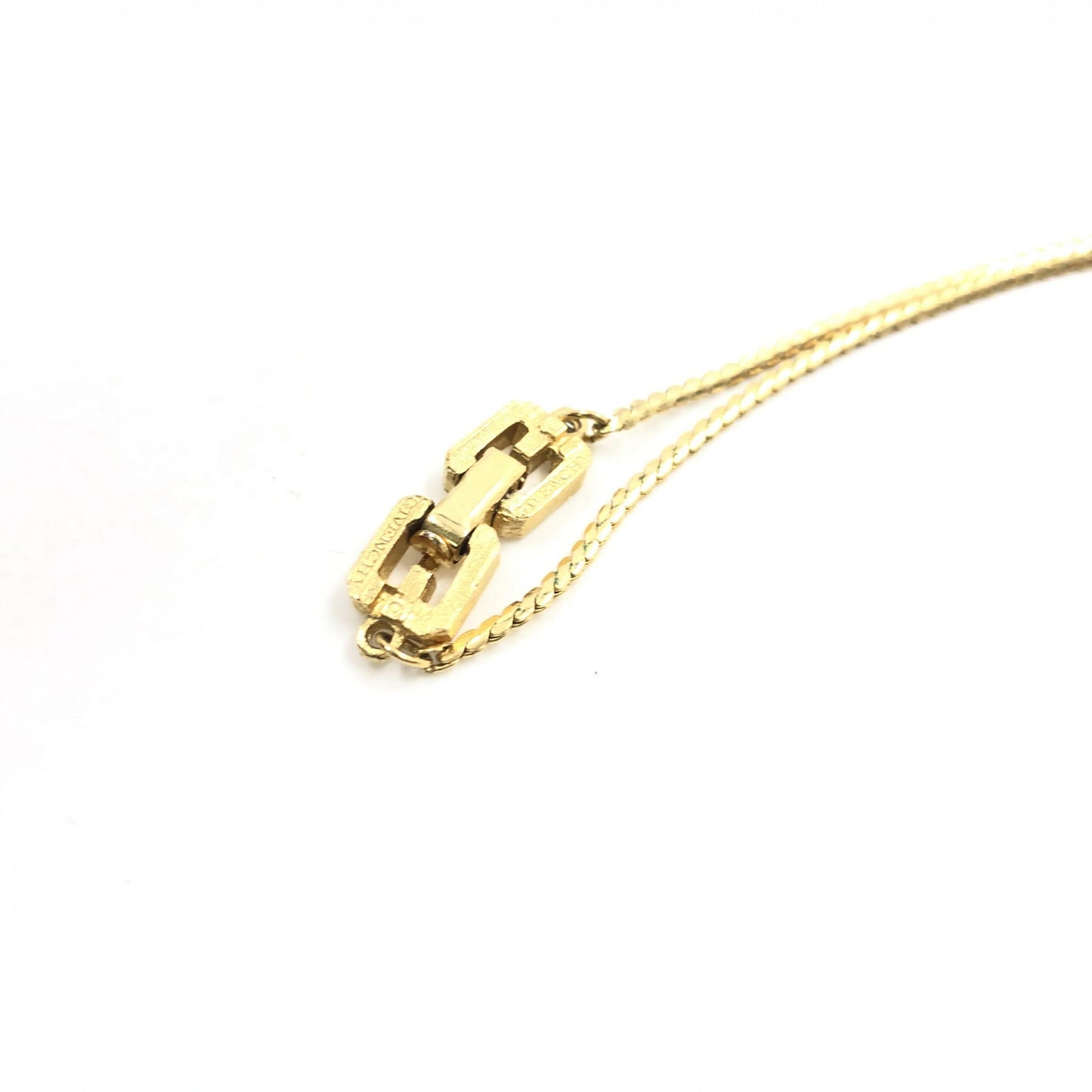 Givenchy Preloved Pendant Necklace - A Timeless Elegance in Gold Finish with Minor Character Marks