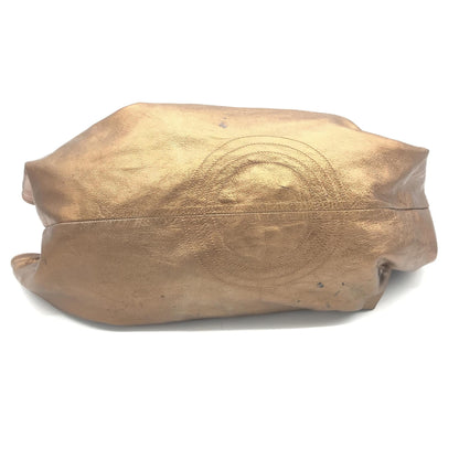 Loewe Preloved Metallic Bronze Nappa Aire Beige Shoulder Bag - A Timeless Elegance